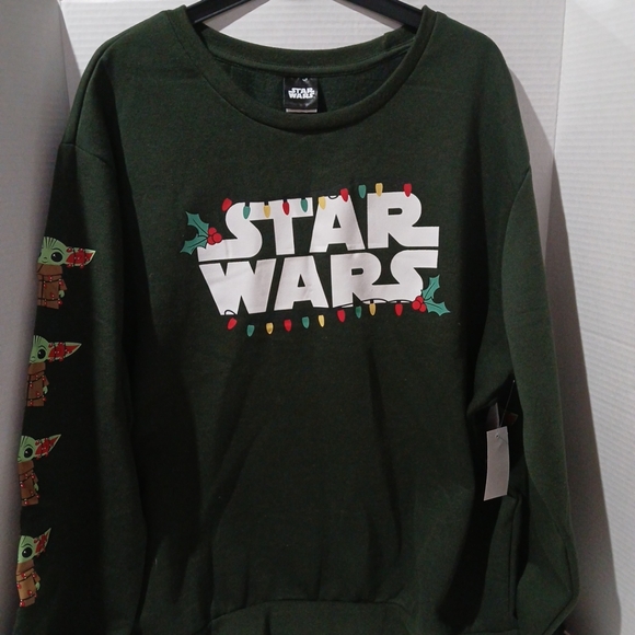 Star Wars Grogu Christmas Crew Neck Sweater XXL Unisex - Picture 1 of 7